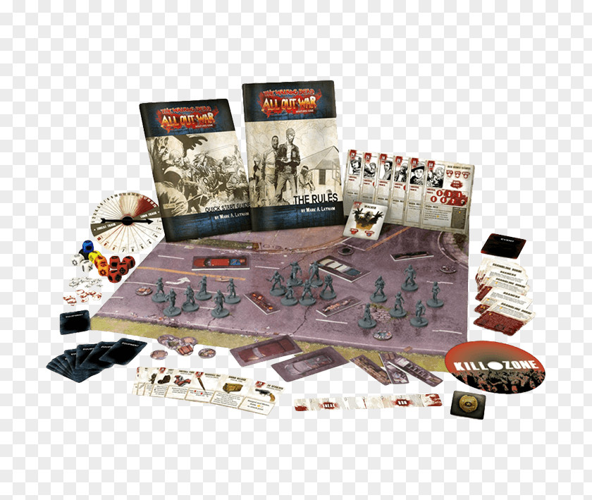 The Walking Dead Miniature Wargaming Board Game PNG