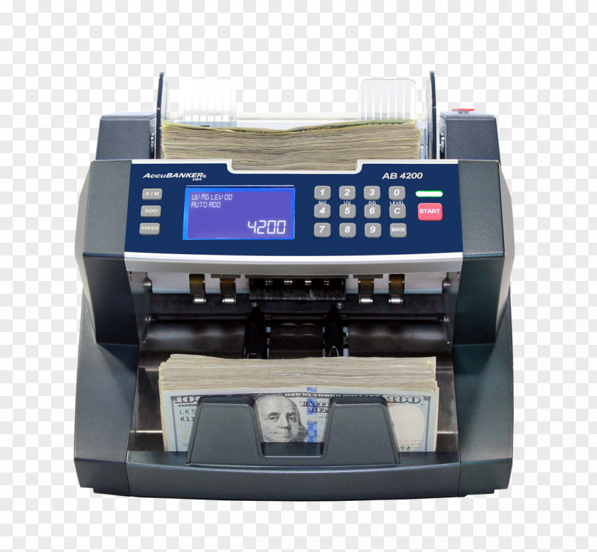 Bill Counter Amanos Electronic International SAS Banknote Currency-counting Machine Contadora De Billetes PNG