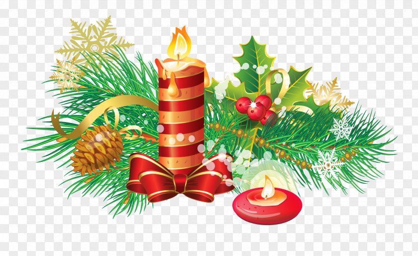 Christmas Candles Borders And Frames Candle Clip Art PNG