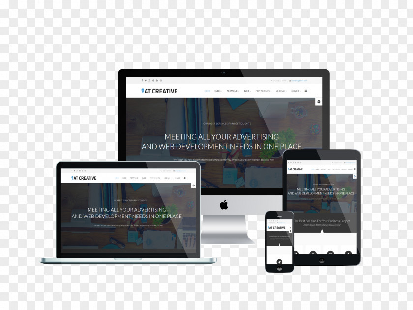 Creative Templates Responsive Web Design Template Joomla WordPress Bootstrap PNG