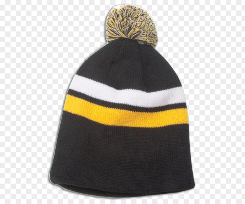 Gold Strip Beanie PNG