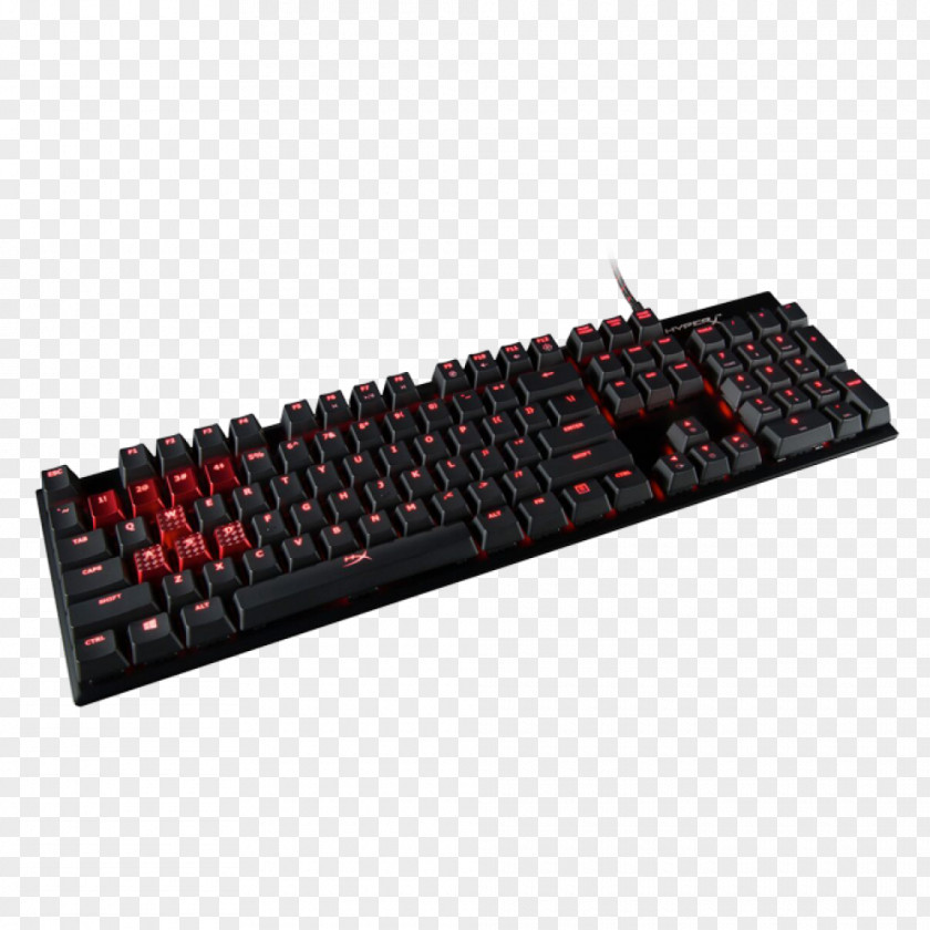 Keyboard Computer Cherry Gaming Keypad Kingston Technology Keycap PNG