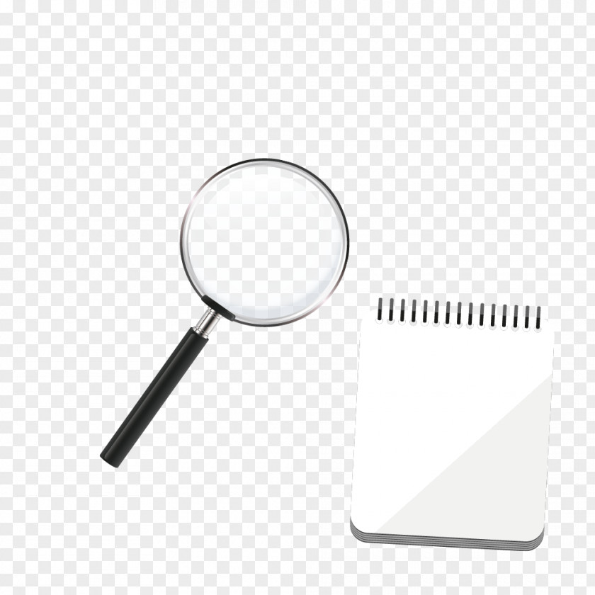 Magnifying Glass And Book Brand Material Font PNG