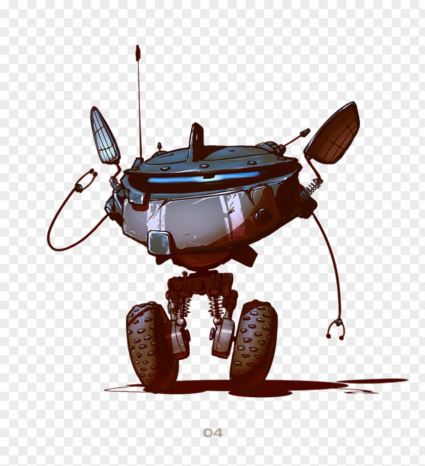 Robot Science Fiction Film Illustration Design PNG