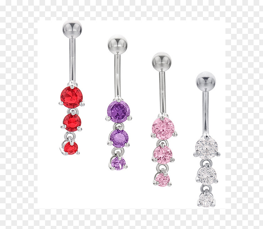 Barbell Earring Navel Piercing Body Jewellery PNG