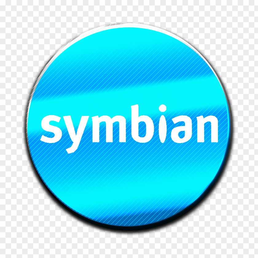 Electric Blue Azure Symbian Icon PNG
