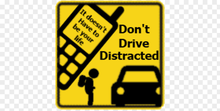 Distracted Driving Text Messaging Texting While Telephone Call PNG