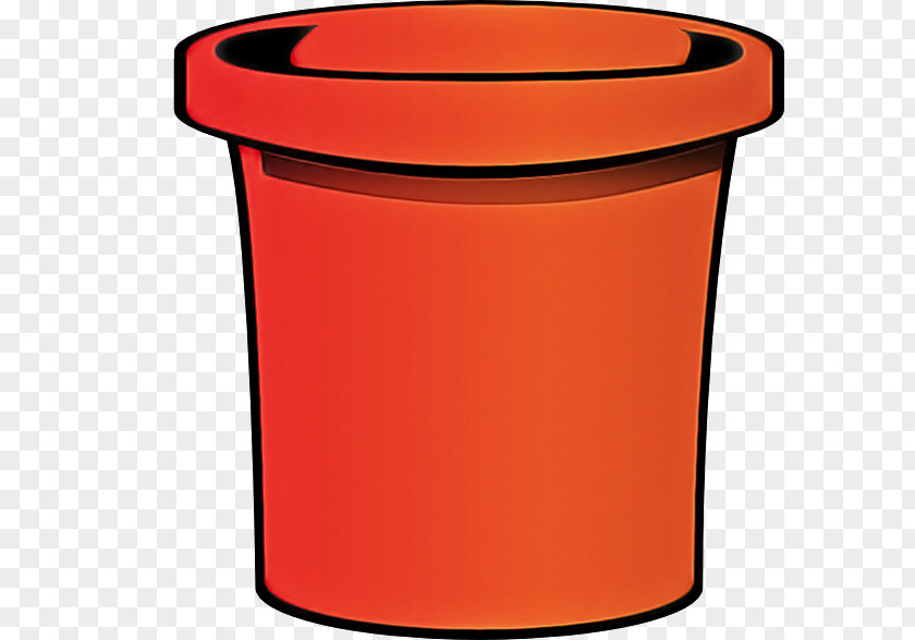 Household Supply Cylinder Orange PNG