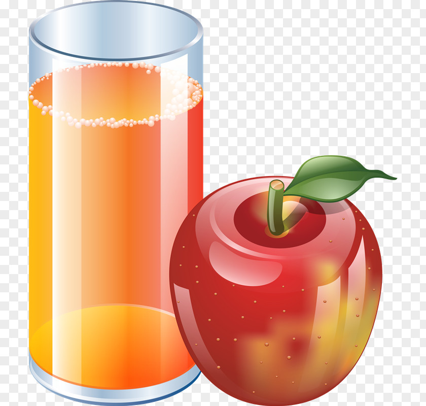 Juice Apple Orange Cocktail Clip Art PNG