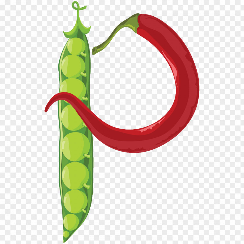 P English Alphabet Vegetable Letter PNG