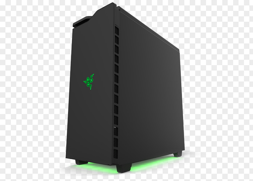 Computer Cases & Housings Power Supply Unit NZXT Case H440 Special Edition Black-Green, EU ATX PNG