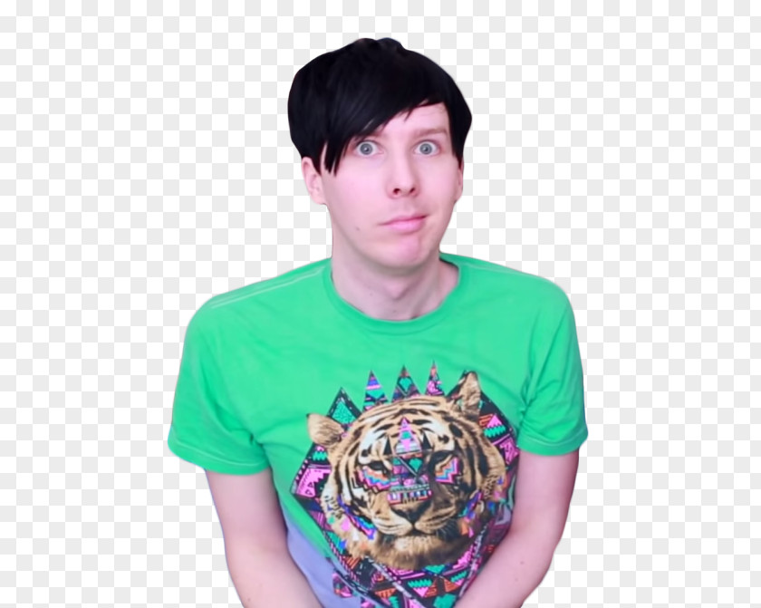 Dan And Phil T-shirt Shoulder Printing Baren Printmaking PNG