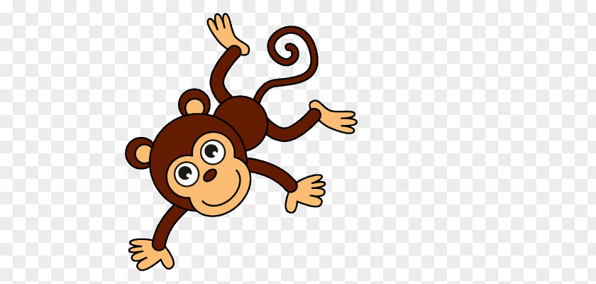 Little Monkey Drawing Sketch PNG