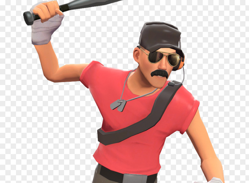 Moustache Team Fortress 2 Man Goggles Video Game PNG