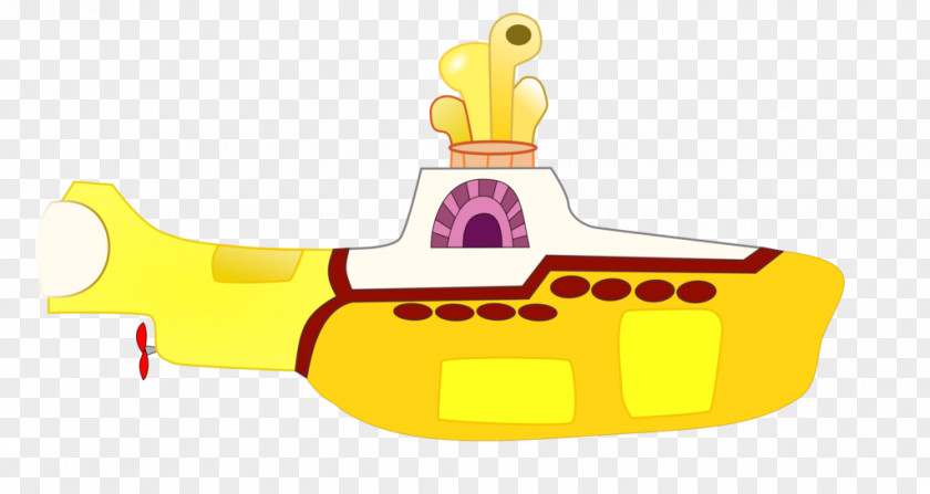 Cartoon Submarine Yellow The Beatles Clip Art PNG