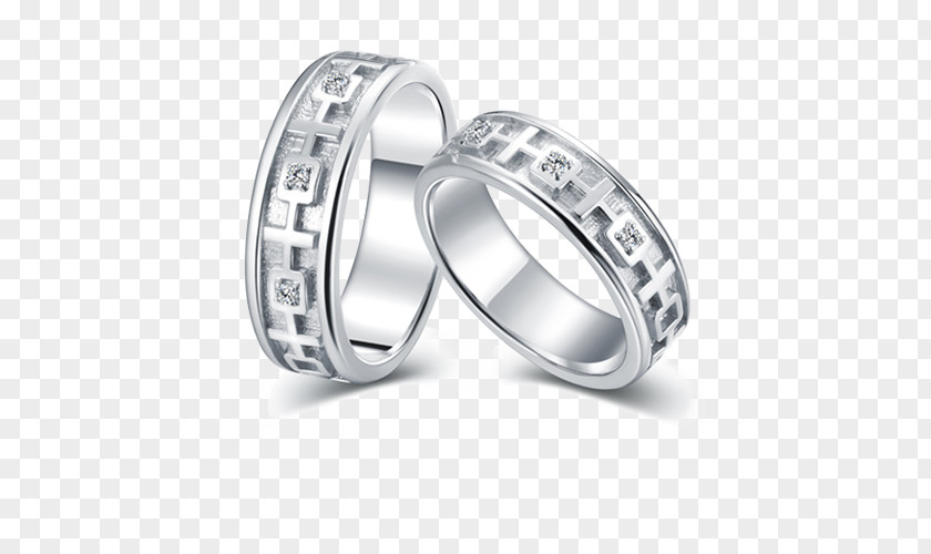 Double Happiness Wedding Ring Jewellery PNG