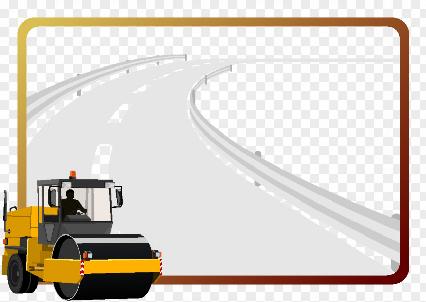 Road Heavy Machinery Roller Architectural Engineering PNG