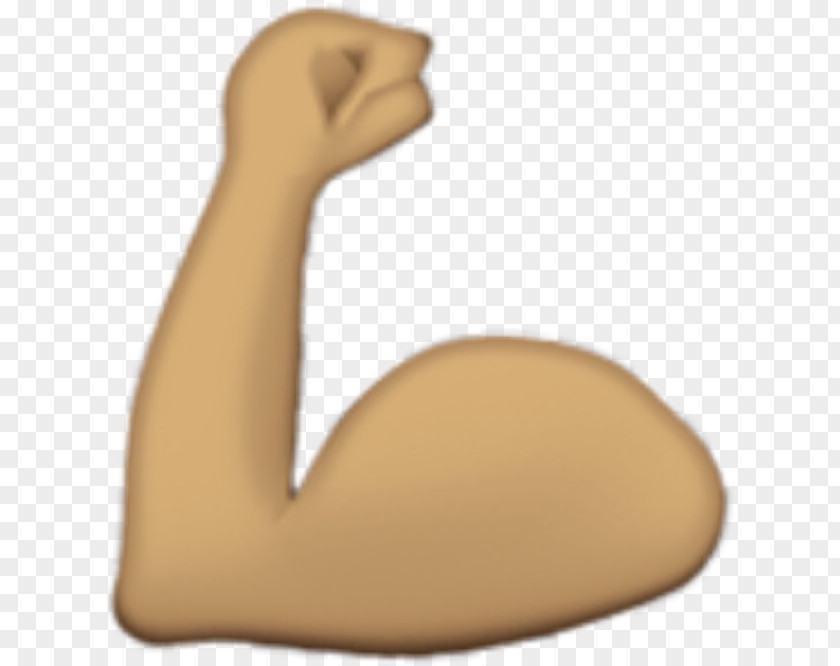 Strong Emoji Arm Biceps PNG