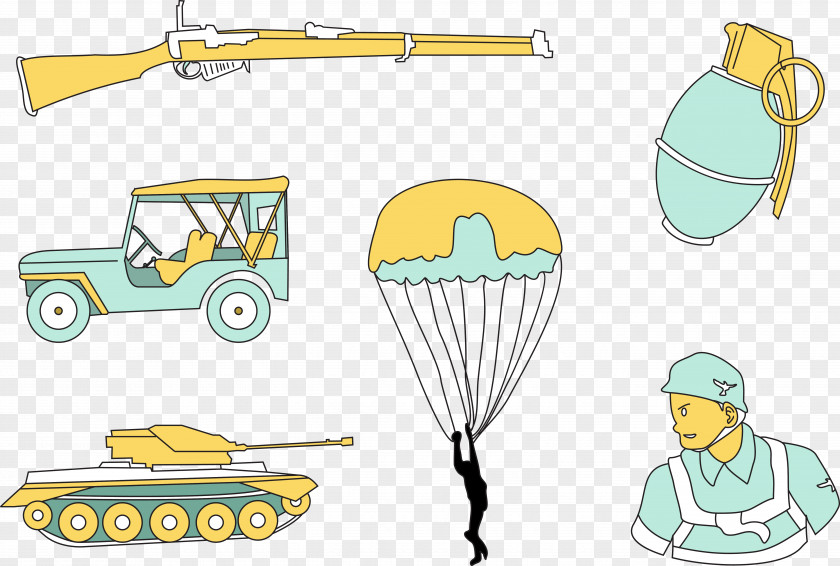 War Age Supplies Vector PNG