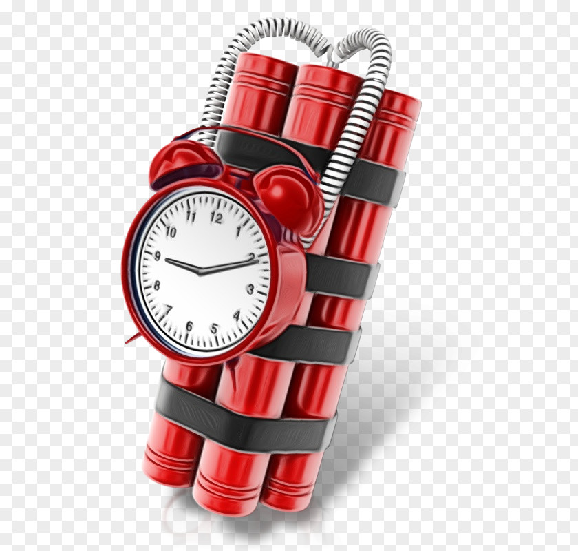 Watch Red Analog Accessory Material Property PNG