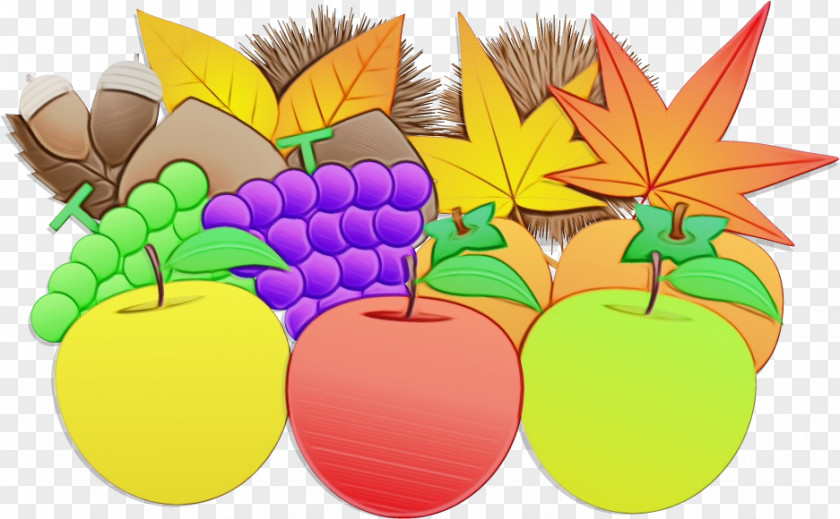 Accessory Fruit Vitis Leaf Watercolor PNG