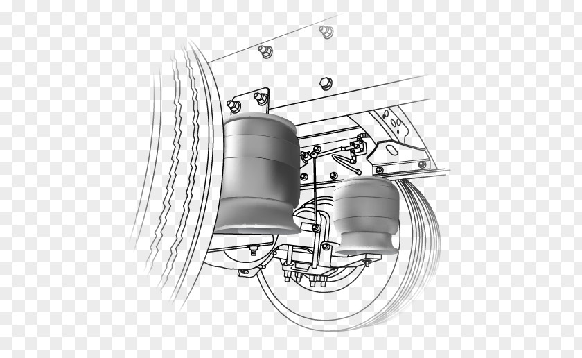 Air Suspension Car Technology PNG