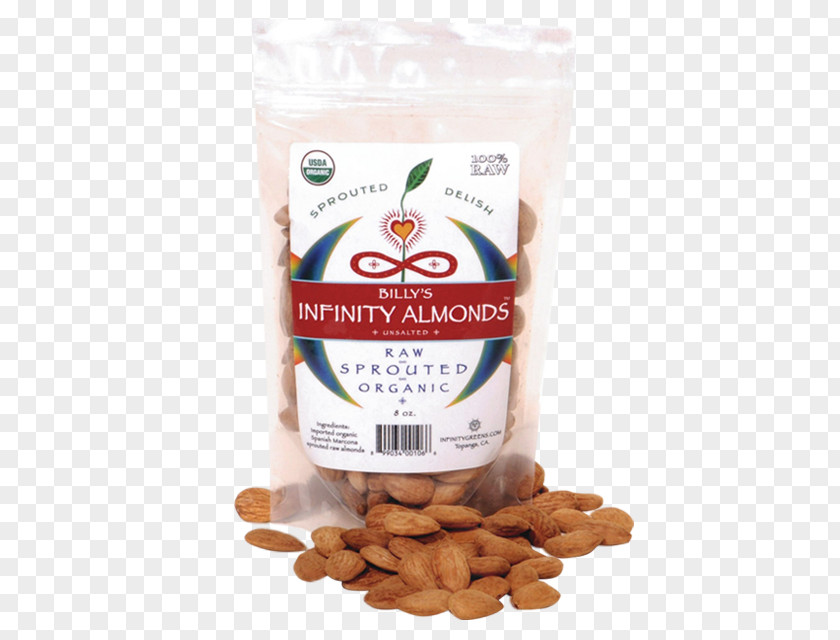 Almond Raw Foodism Milk Organic Food Nutrient Sprouting PNG