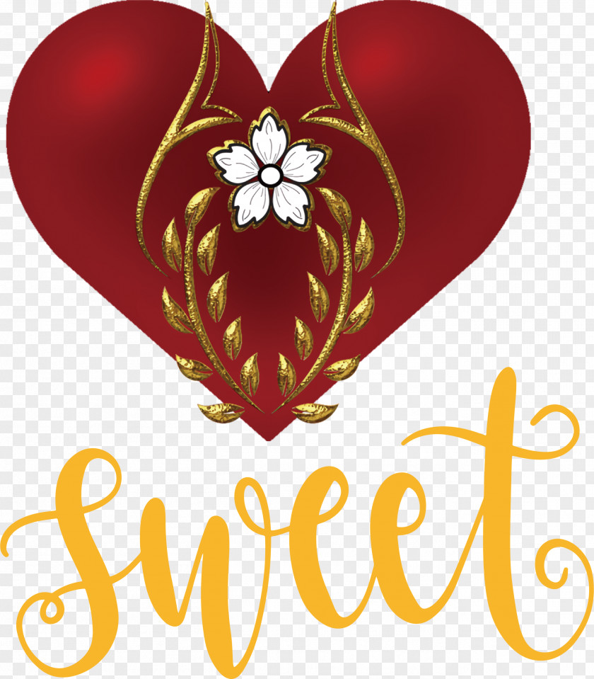 Be Sweet Valentines Day Heart PNG