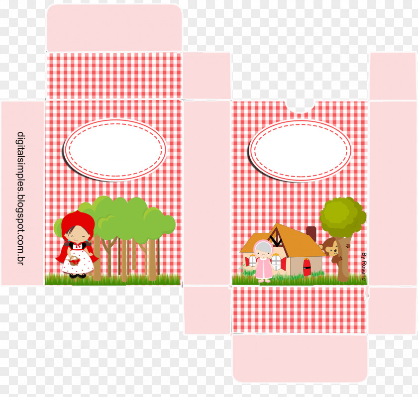 Little Red Riding Hood Paper Convite Short Story Wedding Invitation PNG