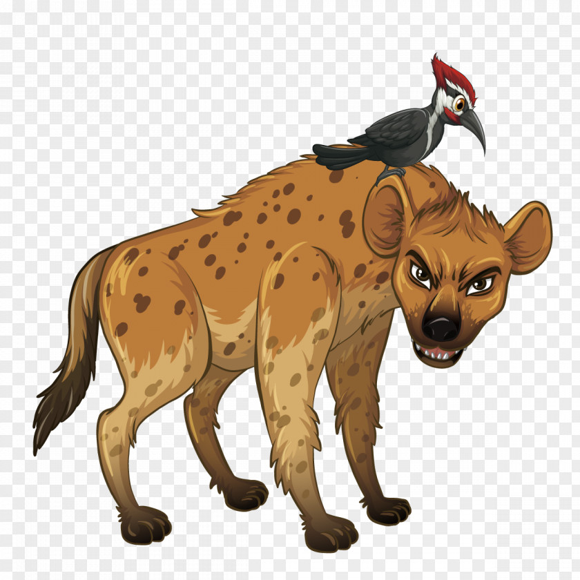 Vector African Wood Dog Hyena Royalty-free Clip Art PNG