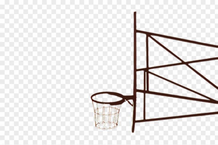 Furniture Storage Basket Basketball Hoop Line PNG