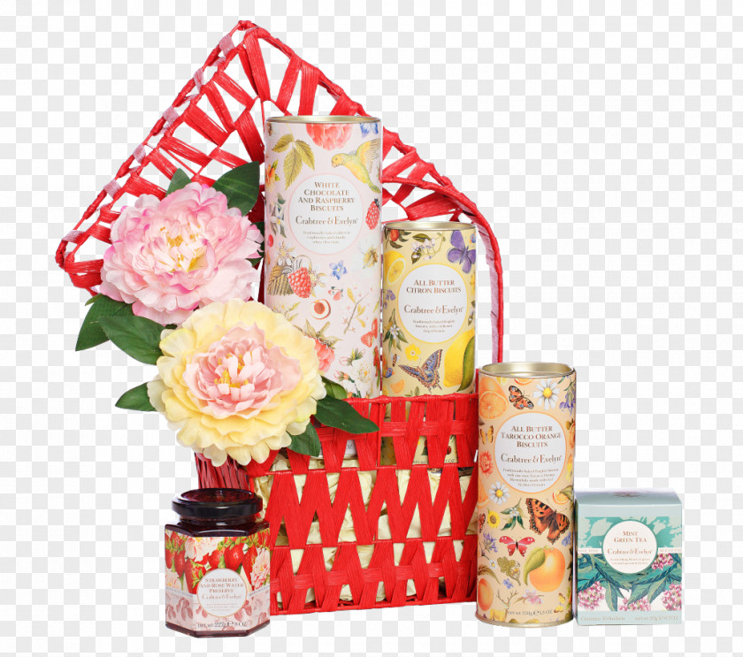 Painted Food Gift Baskets Hamper Gourmet Biscuits PNG