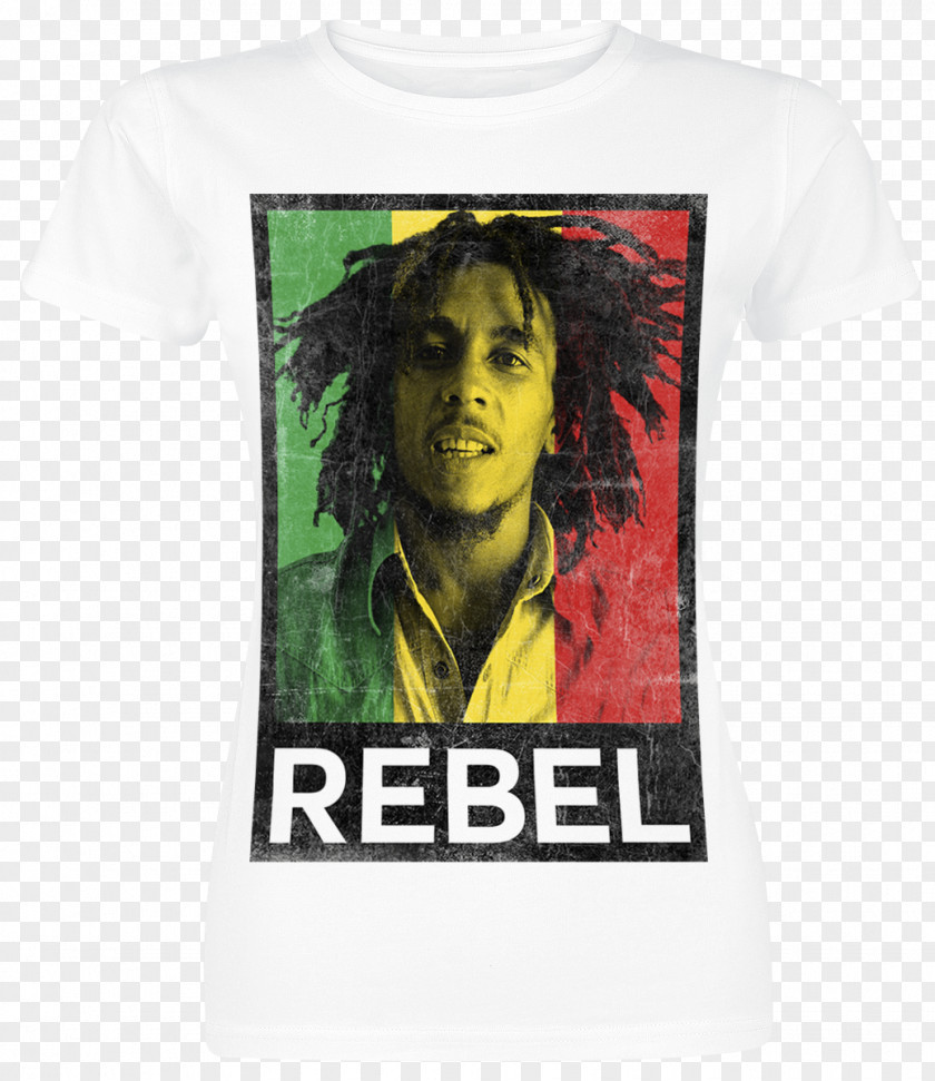 Bob Marley T-shirt Merchandising Reggae Fan PNG