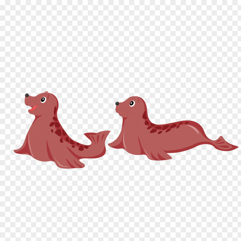 Brown Seal Vector Material Cartoon Adobe Illustrator Clip Art PNG