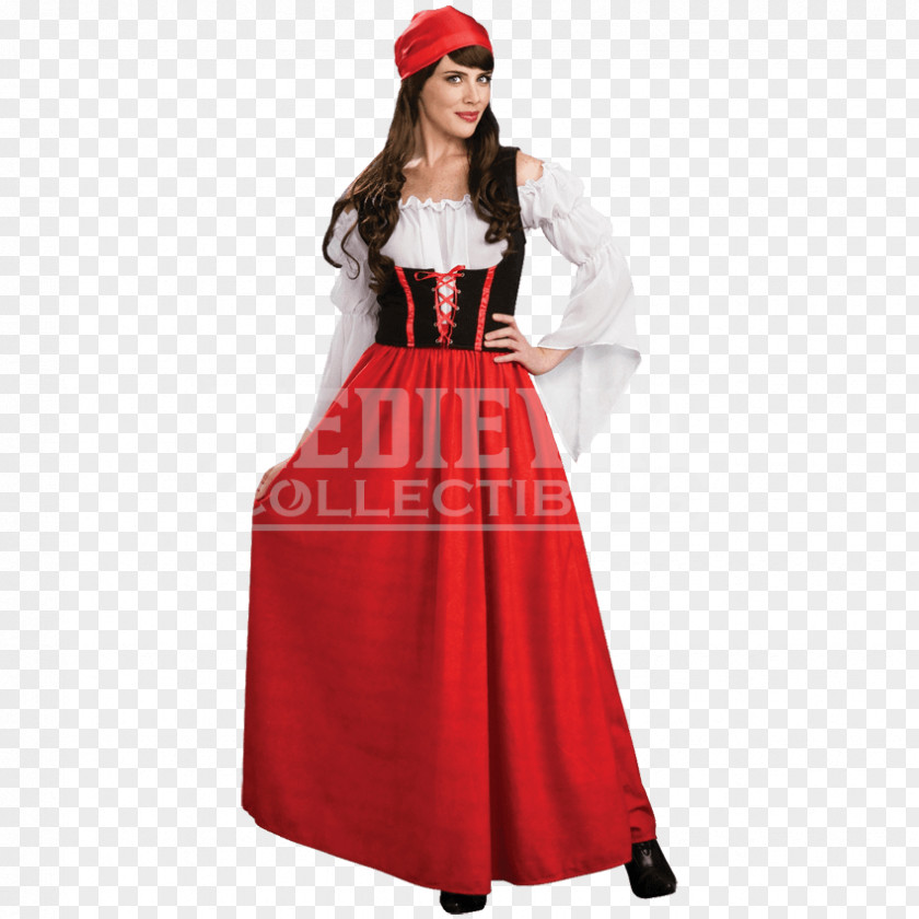 Maid Halloween Costume Clothing Dress Blouse PNG