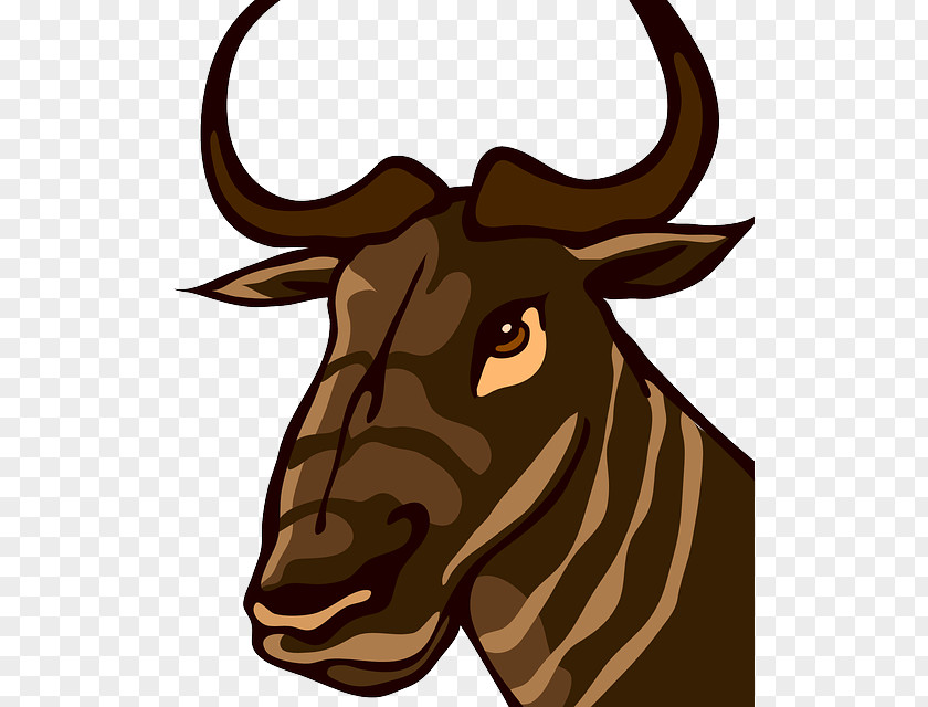 Wildebeest Clip Art PNG