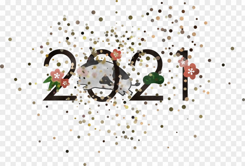 2021 Happy New Year PNG