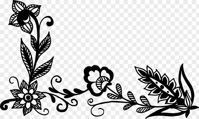 Corner Flower Clip Art PNG