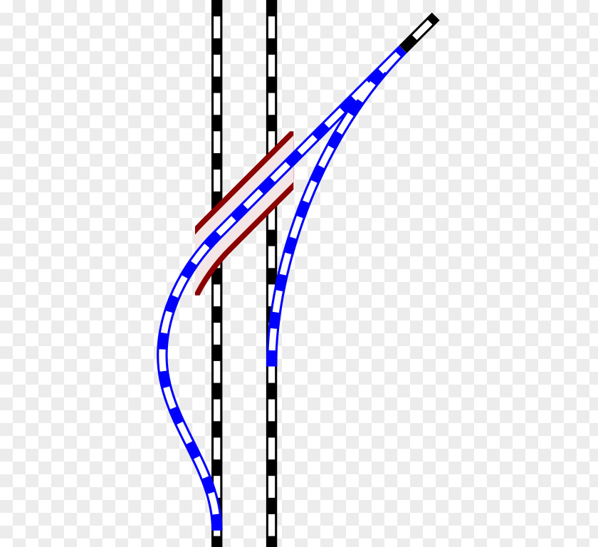 Dubbele Vorkaansluiting Level Junction Flying Track Grade Separation PNG