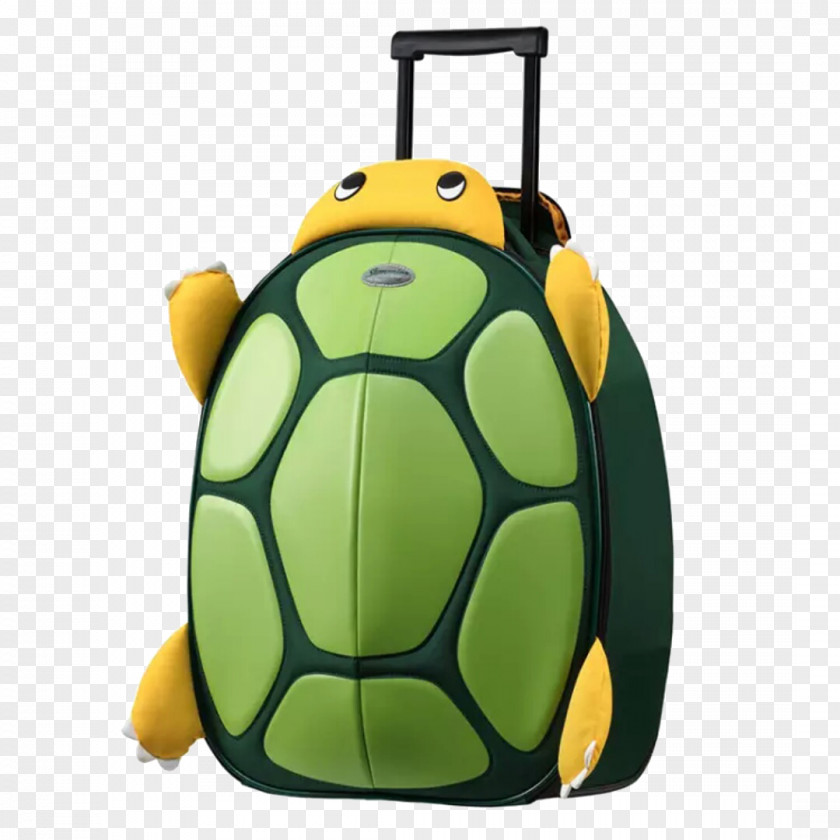 Turtle Suitcase Samsonite Backpack Baggage Travel PNG