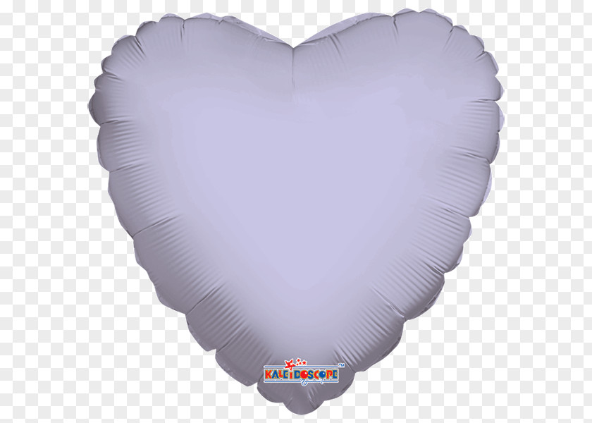 Balloon Mylar Heart Valentine's Day Lavender PNG