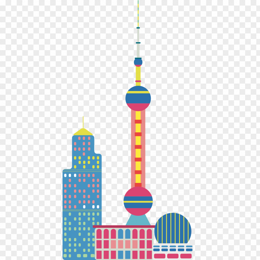Buildings Oriental Pearl Tower Architecture Design Poster Image PNG