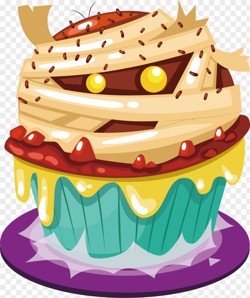 Cup Cake Vector Cupcake Halloween Birthday PNG