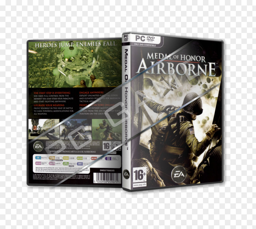 Electronic Arts Medal Of Honor: Airborne Vanguard Heroes 2 Xbox 360 PC Game PNG