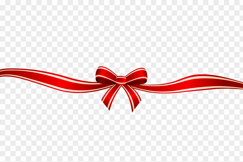 Red Ribbon Bow Christmas Stock Photography Clip Art PNG