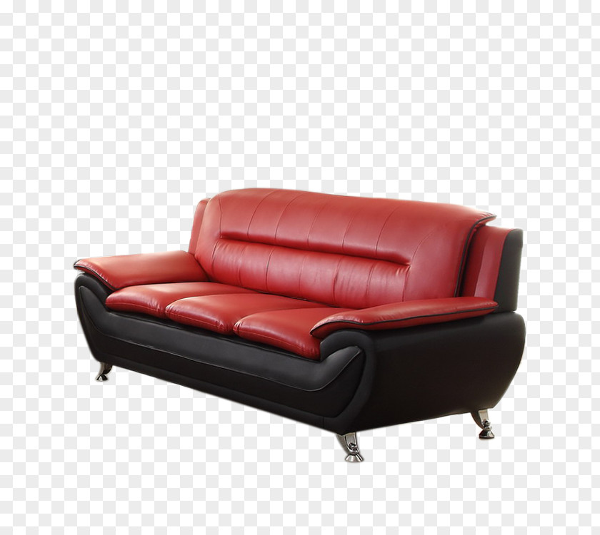 Bonded Leather Loveseat Couch Table Sofa Bed Furniture PNG