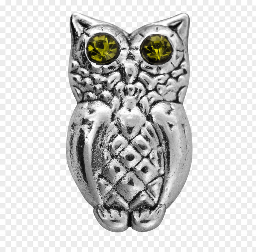 Owl Body Jewellery Silver PNG