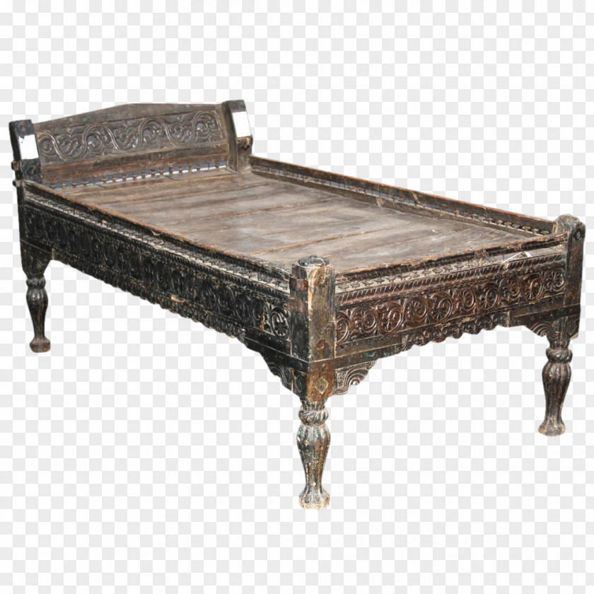 Bed Frame Mattress Couch Coffee PNG