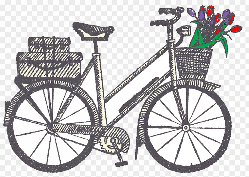 Bicycle Wheels Paper Rubber Stamp Postage Stamps PNG