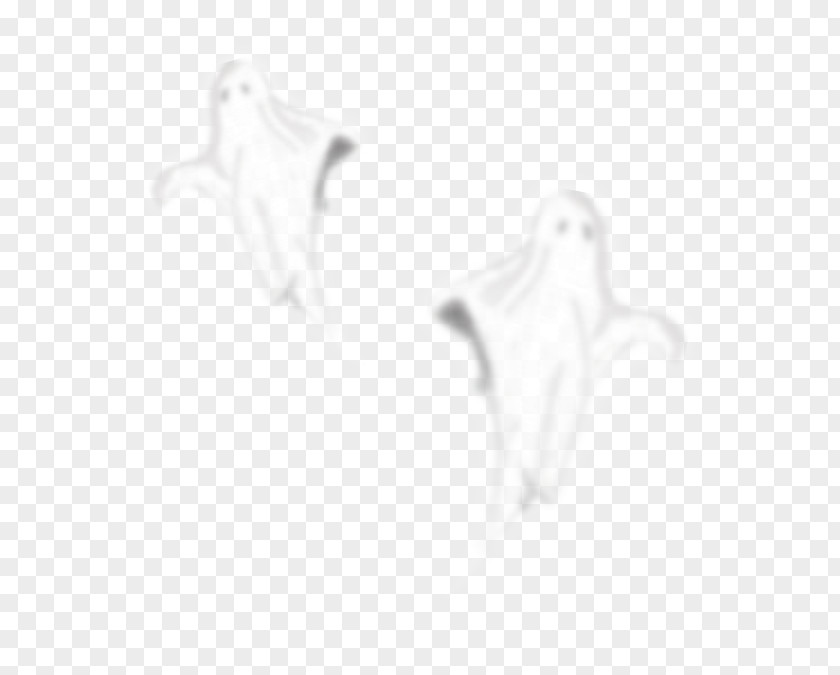 Ghost Drawing Earring PNG